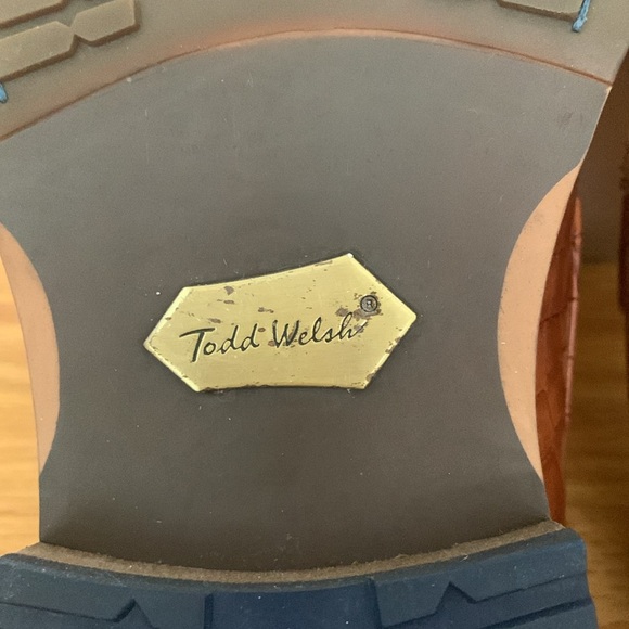 Todd Welsh size 9M Reggie Cognac Brown  loafers - Picture 9 of 11